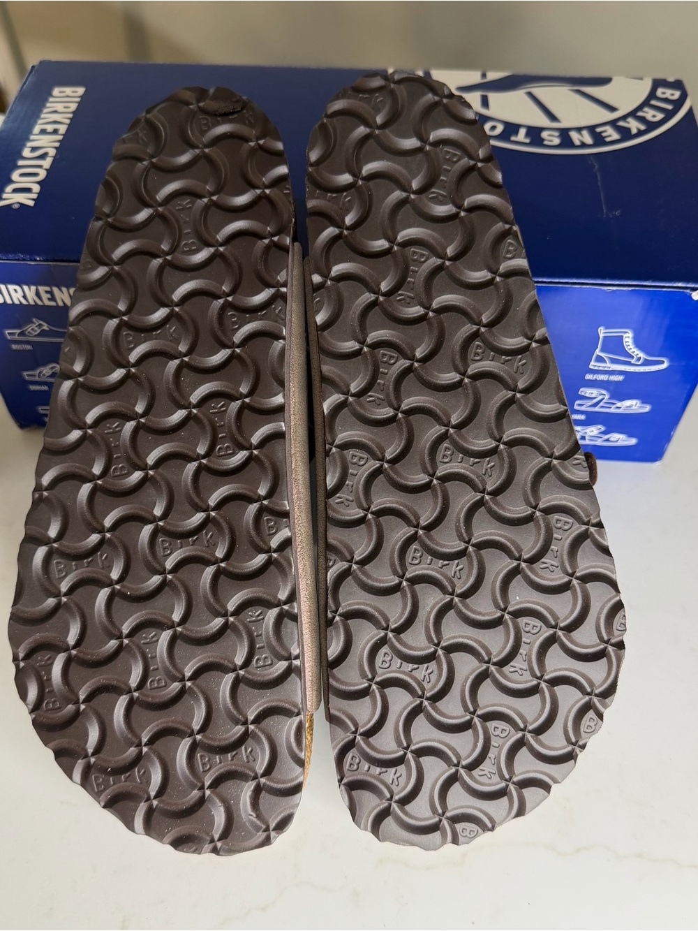 Birkenstock Mocca Florida women Three-Strap Sandal - Taupe Brown size 39-8 US. - Picture 6 of 7